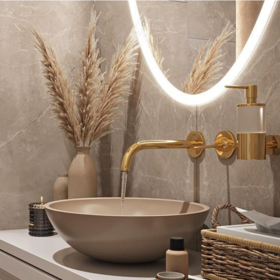 How to decorate bathroom Countertop?